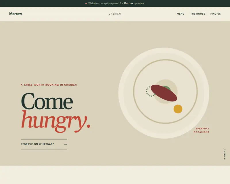 Morrow sample site, studio design